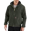 Carhartt Men's Big-Tall Quilted Flannel Lined Sandstone Active Jacket