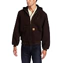 Carhartt Men's Big-Tall Quilted Flannel Lined Sandstone Active Jacket