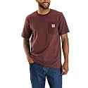 Carhartt Men's Relaxed Fit Heavyweight Short-Sleeve Pocket Logo Graphic T-Shirt