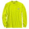 Carhartt Men39s Workwear Midweight Jersey Pocket Long-Sleeve