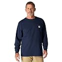 Carhartt Men39s Workwear Midweight Jersey Pocket Long-Sleeve