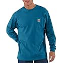 Carhartt Men39s Workwear Midweight Jersey Pocket Long-Sleeve