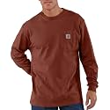 Carhartt Men39s Workwear Midweight Jersey Pocket Long-Sleeve