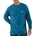 Carhartt Men39s Workwear Midweight Jersey Pocket Long-Sleeve