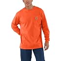 Carhartt Men39s Workwear Midweight Jersey Pocket Long-Sleeve