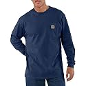 Carhartt Men39s Workwear Midweight Jersey Pocket Long-Sleeve