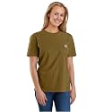 Carhartt Women's Iconic WK87 Pocket T-Shirt Closeout