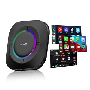 carlinkit android 13 tbox s2 led version 464gb with qualcomm 8-core 3-in-1 wireless adapter with carplayandroid autoplay storestreaming videobuilt-in gpstf card