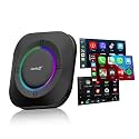 Carlinkit Android 13 Tbox S2, LED Version, 4+64GB with Qualcomm 8-core, 3-in-1 Wireless Adapter with CarPlay/Android Auto/Play Store/Streaming Video/Built-in GPS/TF Card
