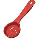 Carlisle FoodService Products 496205 Measure Miser Perforated Measuring Spoon with Short Handle, 2 Ounce, Red (Pack of 12)
