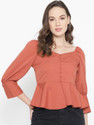 CARLTON LONDON Casual 34 Sleeve Self Design
