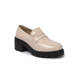 Carlton London Chunky Heel Loafers for Women