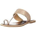 Carlton London Women39s Rose Gold Flat Sandal