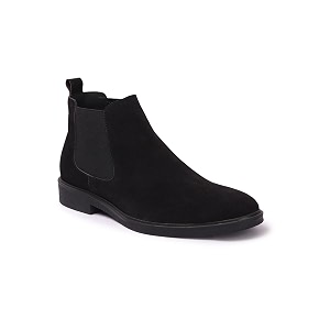 Carlton London Mens Chelsea Slip-On Round Toe