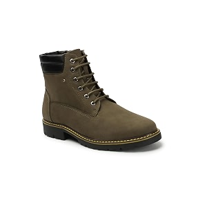 Carlton London Mens Premium Lace-Up Combat Boots