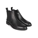 Carlton London Men39s Premium Leather Slip-On Solid