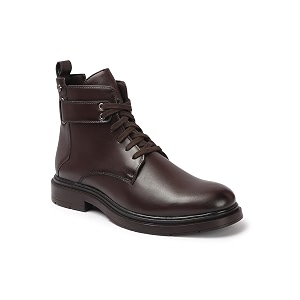 Carlton London Mens Regular comfortable Lace-Up Round