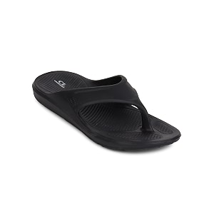 Carlton London Mens Textured Slip-On Flip Flop