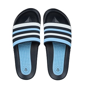 Carlton London Sports Mens Cl-f-m-204 White-Black Slipper