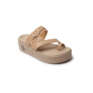 Carlton London womens Adjustable Flatform Toe-Loop Sandals