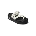 Carlton London women39s Adjustable Flatform Toe-Loop Sandals