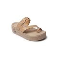 Carlton London women39s Adjustable Flatform Toe-Loop Sandals