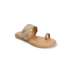 Carlton London Womens Cli-Wn-Cll-7946-A Flat Sandal