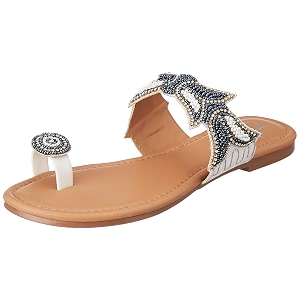 Carlton London Womens Cll-6354 Flat Sandal
