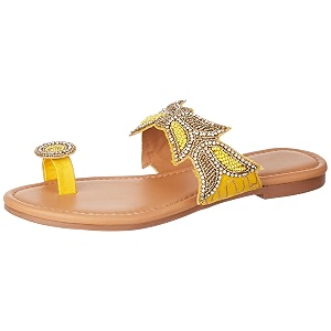 Carlton London Womens Cll-6354 Flat Sandal