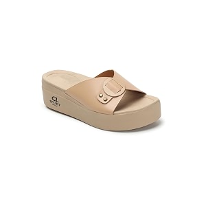 Carlton London womens Flatform Comfortable Slide Sandals