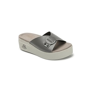 Carlton London womens Flatform Comfortable Slide Sandals