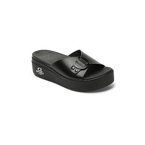 Carlton London womens Flatform Comfortable Slide Sandals