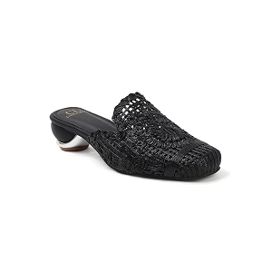 Carlton London Womens Metallic Woven Slip-On Intricate