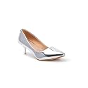 Carlton London Women39s Metallic Pointed Toe Kitten