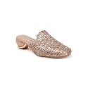 Carlton London Women39s Metallic Woven Slip-On Intricate