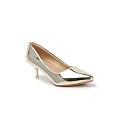 Carlton London Women39s Metallic Pointed Toe Kitten
