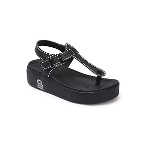 Carlton London Womens Platform T-Strap Sandals Modern