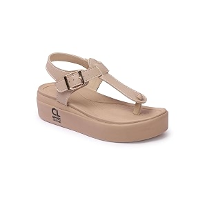 Carlton London Womens Platform T-Strap Sandals Modern