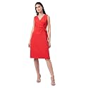 Carlton London Women39s Polyester A-Line Midi Casual
