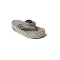 Carlton London women39s Snake Print Flatform Thong