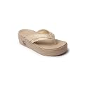 Carlton London women39s Snake Print Flatform Thong