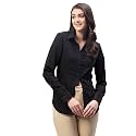 Carlton London Women39s Polyester Solid Regular Fit