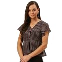 Carlton London Women39s Striped Regular Fit Blouse