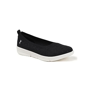 Carlton London Womens Textured Knit Comfort Ballet