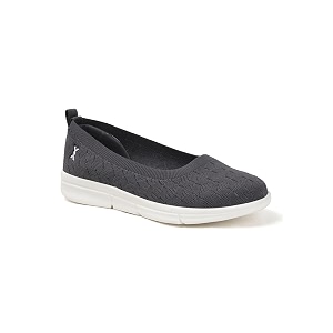 Carlton London Womens Textured Knit Comfort Ballet
