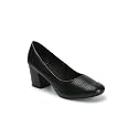 Carlton London Women39s Textured Round Toe Block