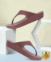 CARLTON LONDON Womens Solid Casual Thong Wedge