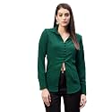 Carlton London Women39s Polyester Solid Regular Fit