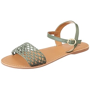Carlton London Womens Cll-7405-a Flat Sandal