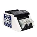 CARNATION Money Counter Machine – Cash Counting & Mixed Denomination Bill Counter, Portable Currency Detector, Counterfeit Bank Scanner, Dollar Sorter for Commercial, up to 1200 N/M, UV/MG/MT/IR/CIS